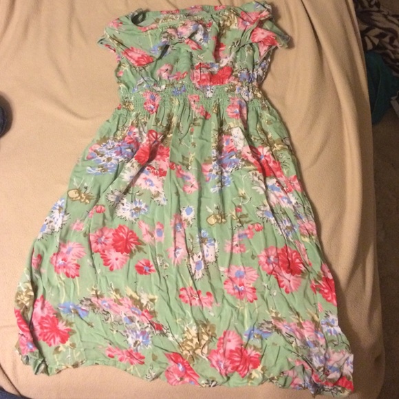 Floral Strapless Sundress