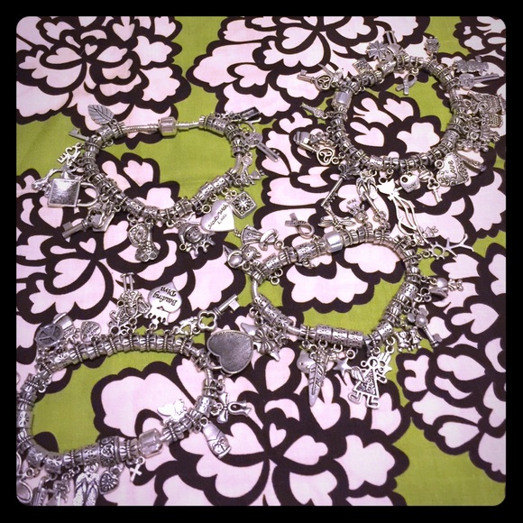 Dangle charms sterling sliver