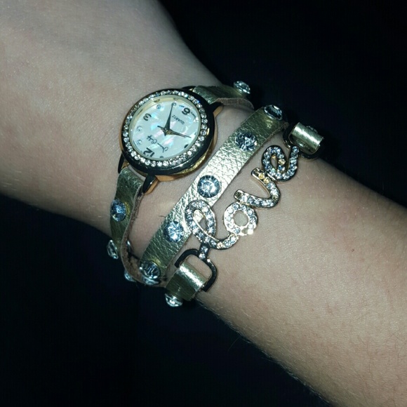 Watch wrap bracelet