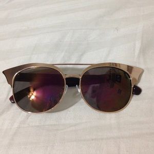 quay gold zig sunglasses