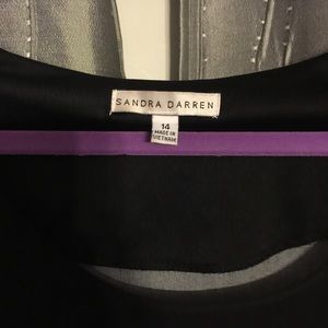 Black dress w/ floral print