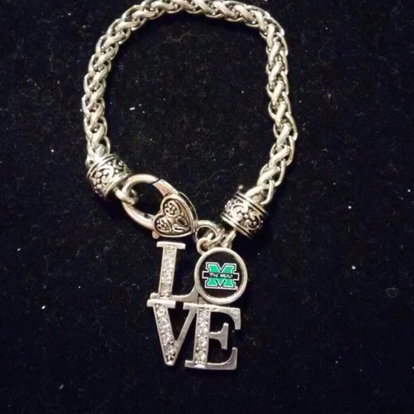 Jewelry - Marshall University charm bracelet