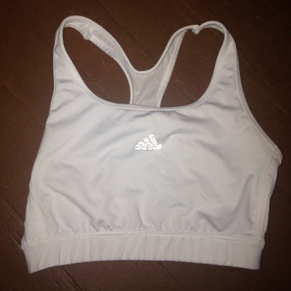 White sports bra
