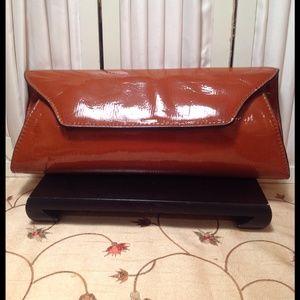 Mielle Bianco Cognac Vegan Clutch "SOLD OUT"