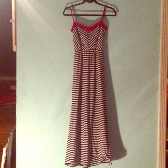 Nautical long dress
