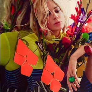 New Bright Orange Earrings