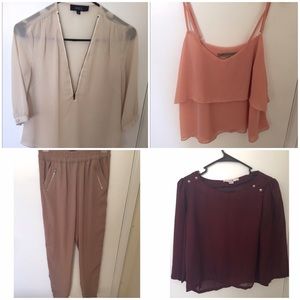 Bundle • 🍁🌻 Includes 3 tops & 1 pair of pants