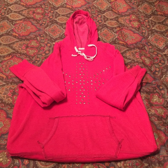 Coral Light Weight Hoodie