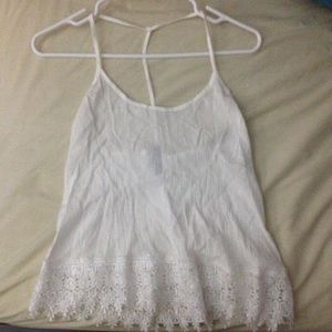 Tilly's white rayon top