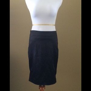 Bebe Long Satin Skirt