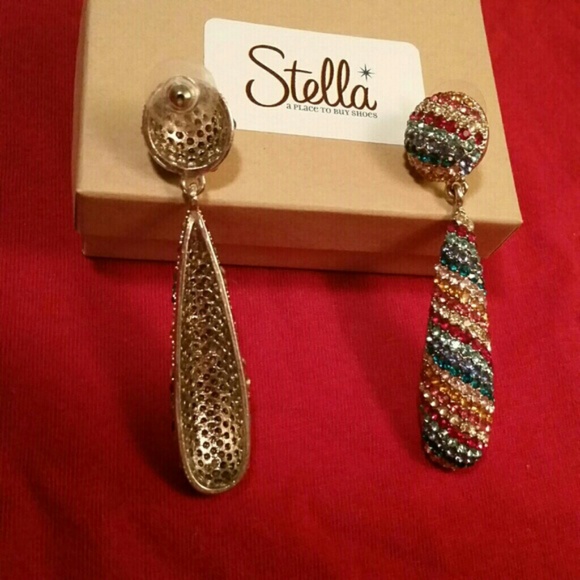 🥀Rainbow jeweled earrings