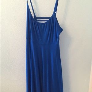bright roy blue dress