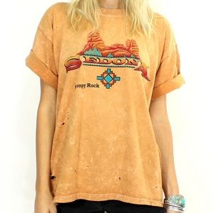 Vintage sedona distressed tee