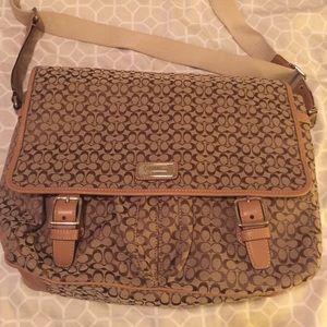 Large Coach messenger bag