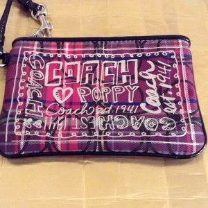 Coach Poppy Wristlet