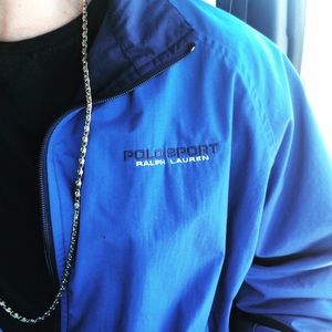Polo Sport Blue Zip-Up windbreaker