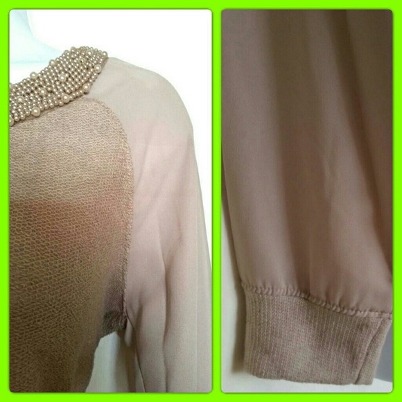 Olivia Moon Pearl Neckline Sweater - Picture 3 of 4