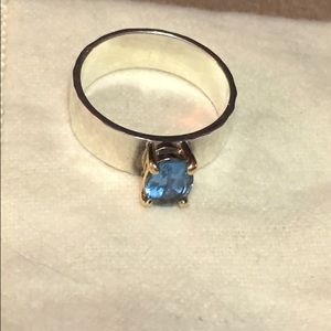 James Avery Juliet ring with Blue Topaz