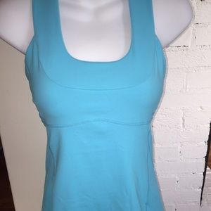 Lulu T-back top.  Soft stretchy material.