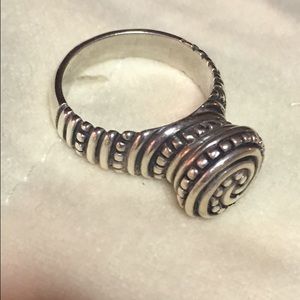 James Avery African Beaded Swirl ring