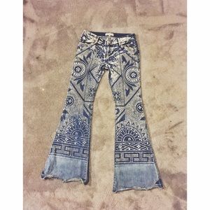 Free People Patterned Jeans