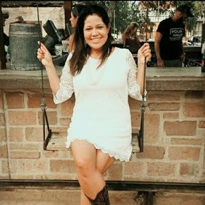 Off white lace dress