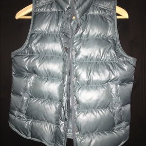 Jcrew green puffer.