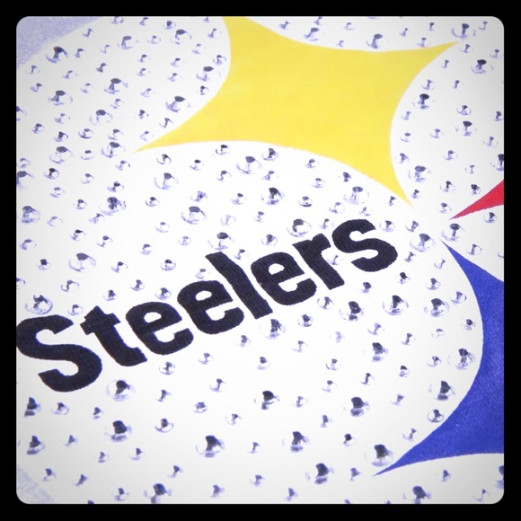 Sold eBay Secret Pink Steelers ~Bling Top~SzL *NWT