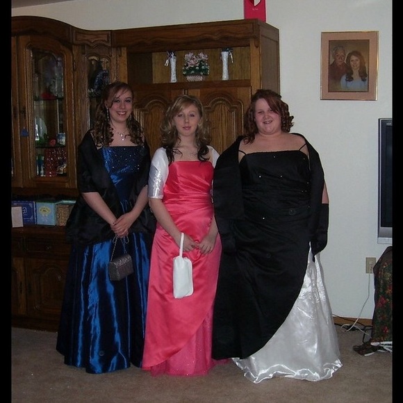 Watermelon/Pink Formal Dress - Picture 2 of 2