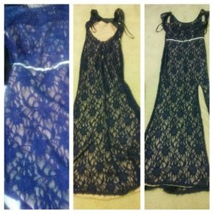 Dark blue homecoming/prom dress!