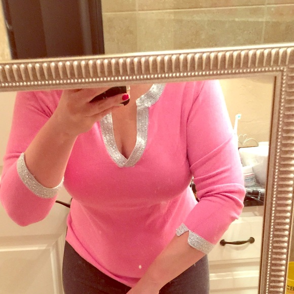 Pink light weight sweater