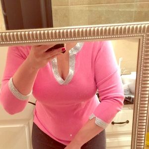 Pink light weight sweater