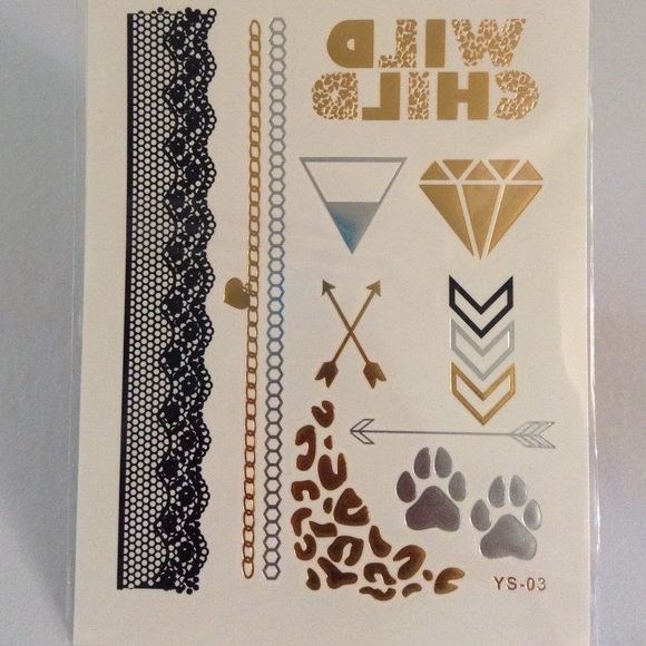 Uber Chic Jewelry - Metallic Temporary Tattoos