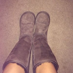 Brown tall UGG boots