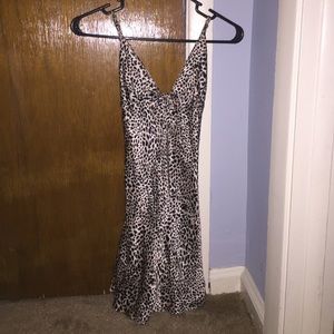 Cheetah print Victoria secret gown