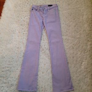 AG pastel purple jeans