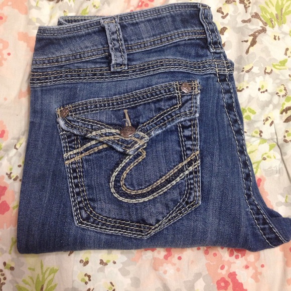 Silver jeans!