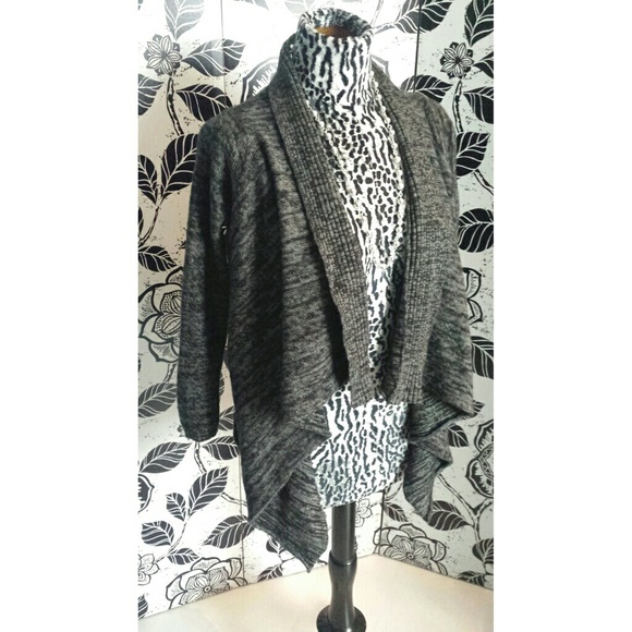 Marled gray sweater