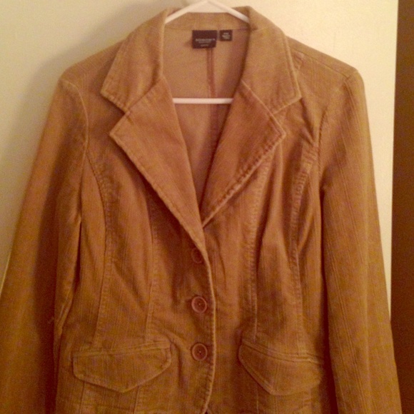 Tan corduroy blazer - Picture 1 of 3