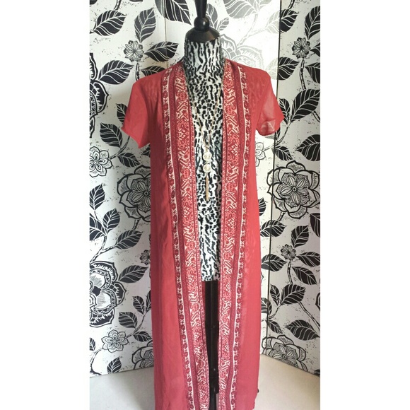 Long bohemian kimono