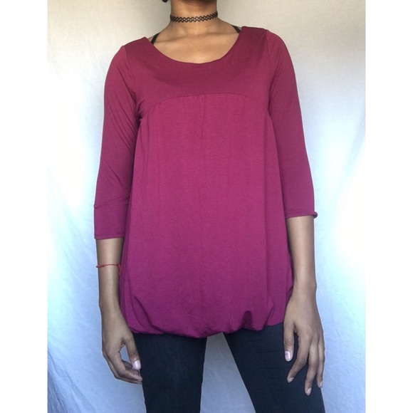 3/4 Sleeve Fully Lined Pillow Blouse.