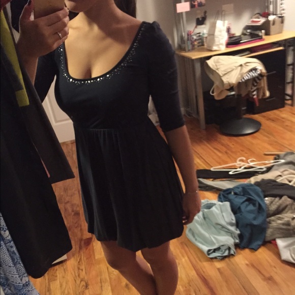 Navy blue dress