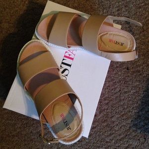 Nude sandals