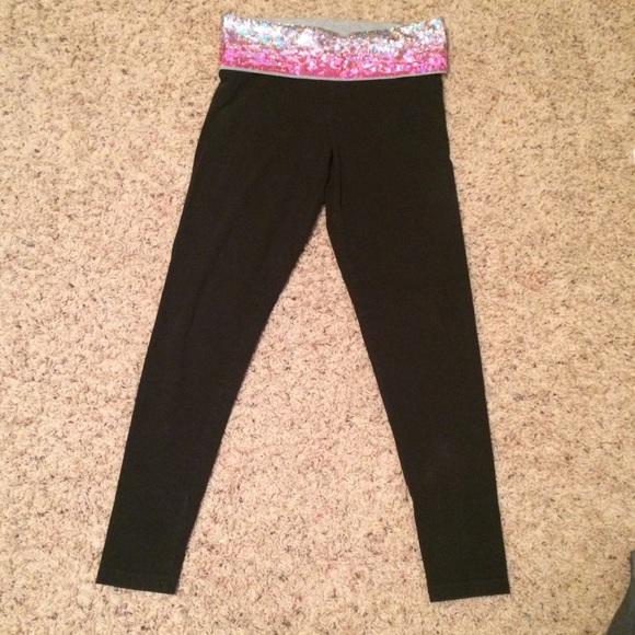 Sequin Victoria's Secret leggings - size small