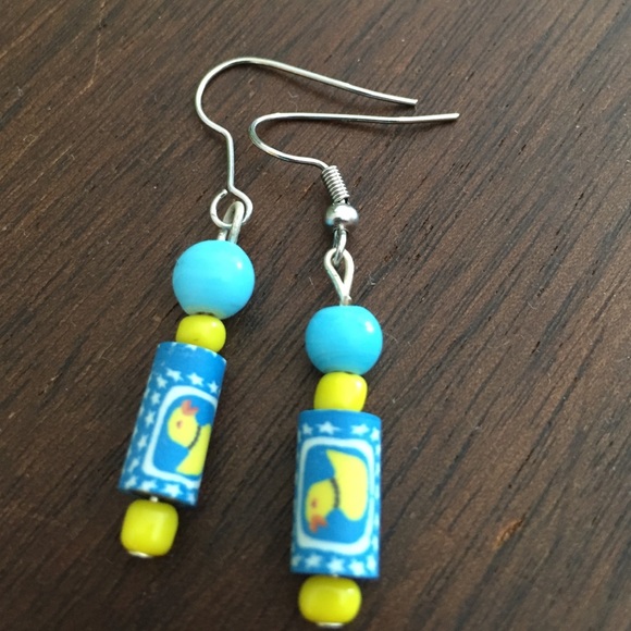 Cute baby duck earrings