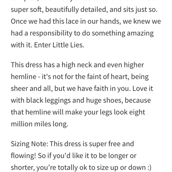 Black Milk Little Lies High Neck Dress Black Lace - Picture 4 of 4