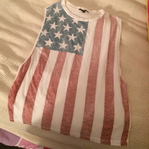 Urban Outfitters American flag tank top