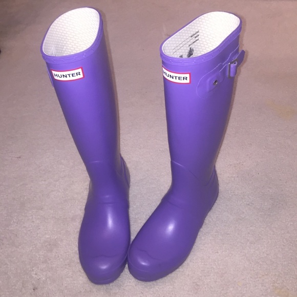 Hunter Shoes - Purple Hunter Rainboots