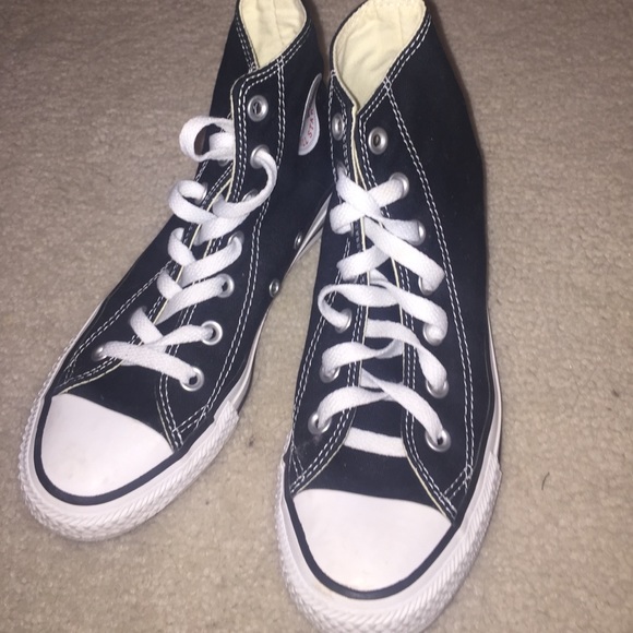 Black High top converse