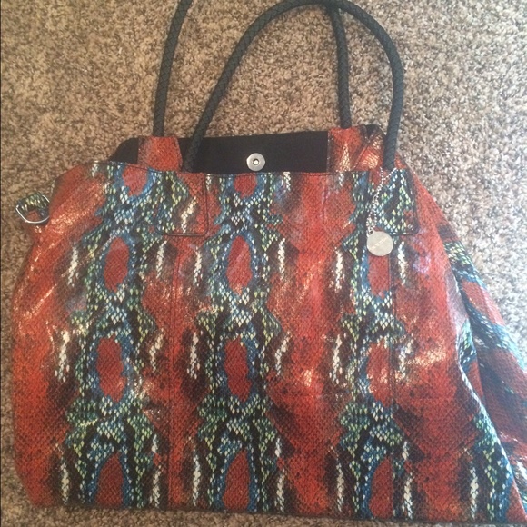 Large Snakeskin Purse, Big Buddha